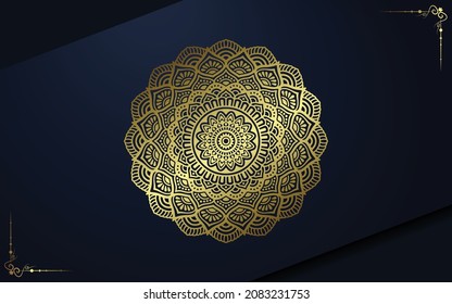 Vector luxury islamic background with mandala
