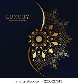 Vector Luxury Islamic Background With Mandala Design
