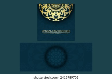 Vector luxury islamic background with mandala