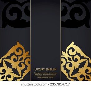 Vector luxury islamic floral mandala background. Can be used for jewelry, beauty and fashion industry. Great for logo, monogram, invitation, flyer, menu, brochure, postcard, background. Asian ornament