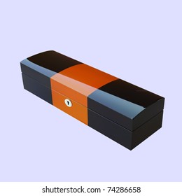 vector luxury jewelry box