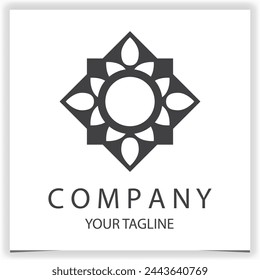 Plantilla de diseño de logotipo de lujo vectorial