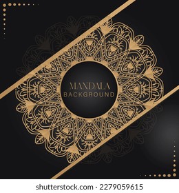 Vector Luxury Mandala With Background 