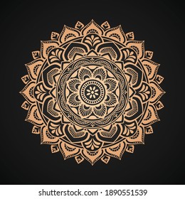 Vector luxury mandala background design