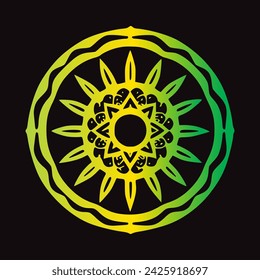 Vector luxury mandala background with golden arabesque pattern arabic islamic east style
