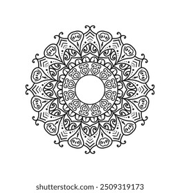 Vektor Luxus Mandala Hintergrund mit goldenem arabesken Muster arabisch islamic East Stil, Schöne Mandala auf weißem Hintergrund, Vektor detaillierte kreisförmige florale Mandala Design