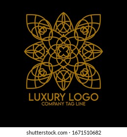 Vector Luxury Mandala Company Logo