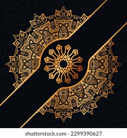 Vector luxury mandala decorative ethnic element