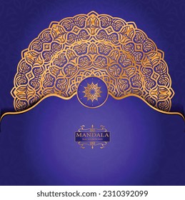 Vector luxury mandala decorative ethnic element