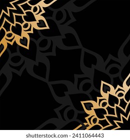 Vector luxury mandala ornamental design 