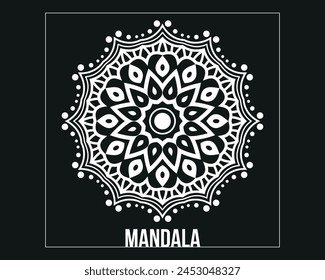 Vector de lujo mandala diseño de Plantilla 