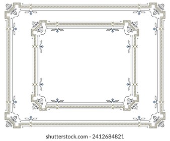 Vector luxury ornament in ancient style for advertisements, wedding, invitations or greeting cards. 