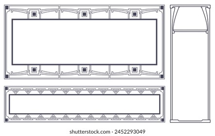 Vector luxury ornament in ancient style for advertisements, wedding, invitations or greeting cards. 