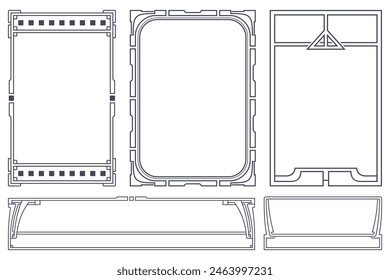 Vector luxury ornament in ancient style for advertisements, wedding, invitations or greeting cards. 