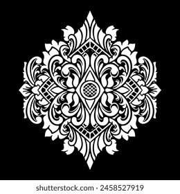 Vector Luxury ornament floral vector Illustration