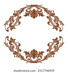 Vector Luxury ornament floral vector Illustration
