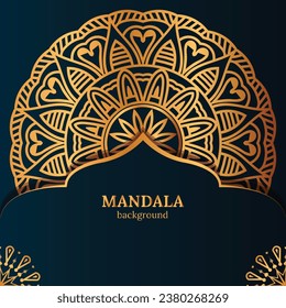 vector luxury ornament mandala design background template