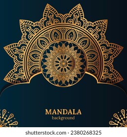 vector luxury ornament mandala design background template