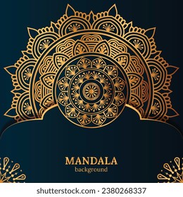 vector luxury ornament mandala design background template