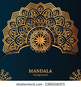vector luxury ornament mandala design background template