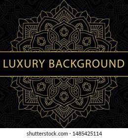 Vector of Luxury Ornamental Mandala Background 