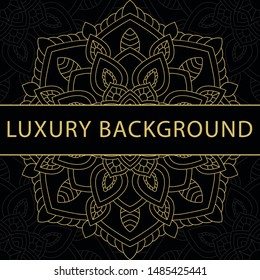 Vector of Luxury Ornamental Mandala Background 