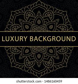 Vector of Luxury Ornamental Mandala Background 