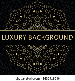 Vector of Luxury Ornamental Mandala Background 