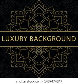 Vector of Luxury Ornamental Mandala Background 