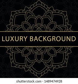 Vector of Luxury Ornamental Mandala Background 