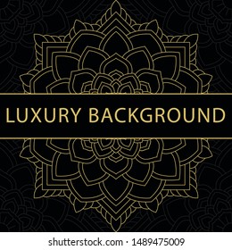 Vector of Luxury Ornamental Mandala Background 