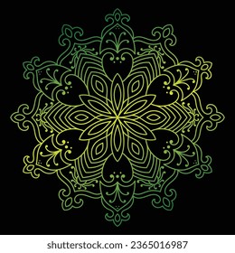 Vector Luxury ornamental mandala Vector design