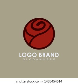 Vector Luxury Rose Design. Rose Logo Design. Modern Rose Logo. Premium Rose Logo For Business Vector Illustration
