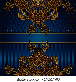 Vector Luxury Royal Poster Layout, greeting background