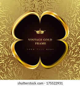 Vector luxury vintage background. Perfect as invitation or announcement.