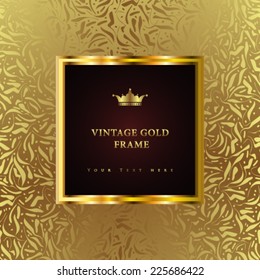 Vector luxury vintage background. Perfect as invitation or announcement.