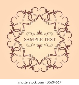 Vector luxury vintage for design