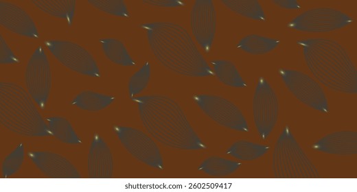 Vector luxury wallpaper design with gold leaf and gray background. Gold line art design for interior, background prints and textures, editable vector illustration.