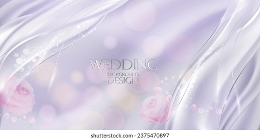 Vektorgrafik-Luxus-Hochzeitshintergrund-Design.
