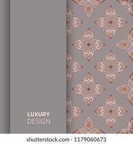 Vector luxury wedding invitation