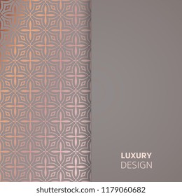 Vector luxury wedding invitation