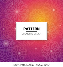 Vector luxury wedding invitation with mandala