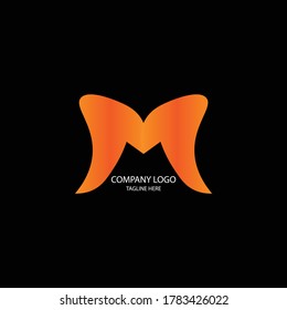 Vector M Logo For Company