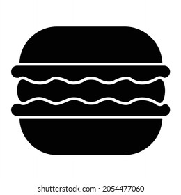 Diseño de iconos de glifos de vector Macaron
