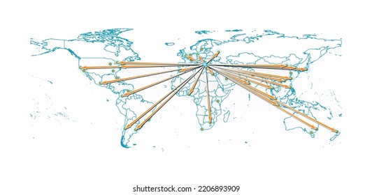 Vector Macedonia concept map, export concept map for Macedonia on white background suitable for export concepts. File is suitable for digital editing and size prints of all sizes.