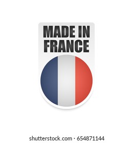 Vector Made in France Label