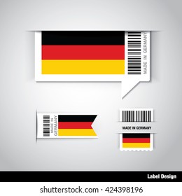 Vector of Made in Germany label