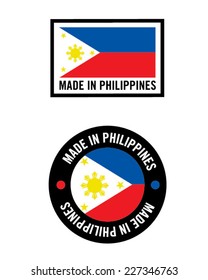 Vector Made in Philippines Icon and Logo Set