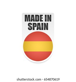 Vector Made Spain Label