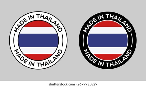 Vector hecho en Tailandia Etiquetas